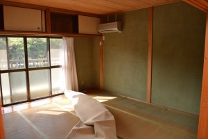 倉敷市 福田公園付近 W邸　外壁塗装・壁紙・床の張替・バスルーム改修他